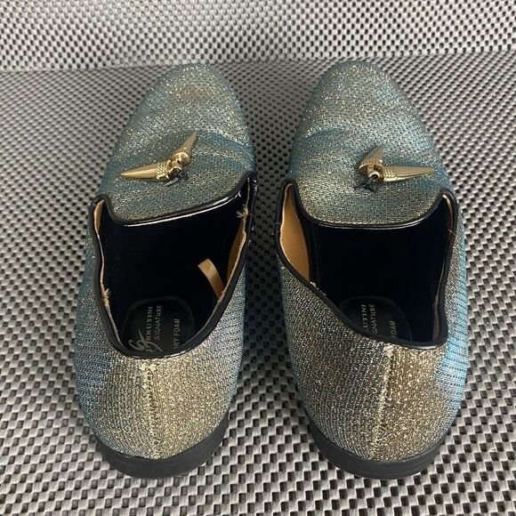 Giorgio Brutini Collide Shoes Mens Size 8 M Gold Blue Slip On Formal Memory Foam main image 9